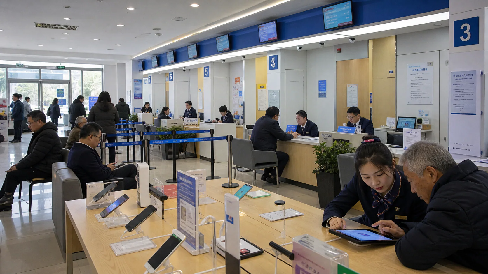 TELECOM RETAIL SERVICE · Business setting