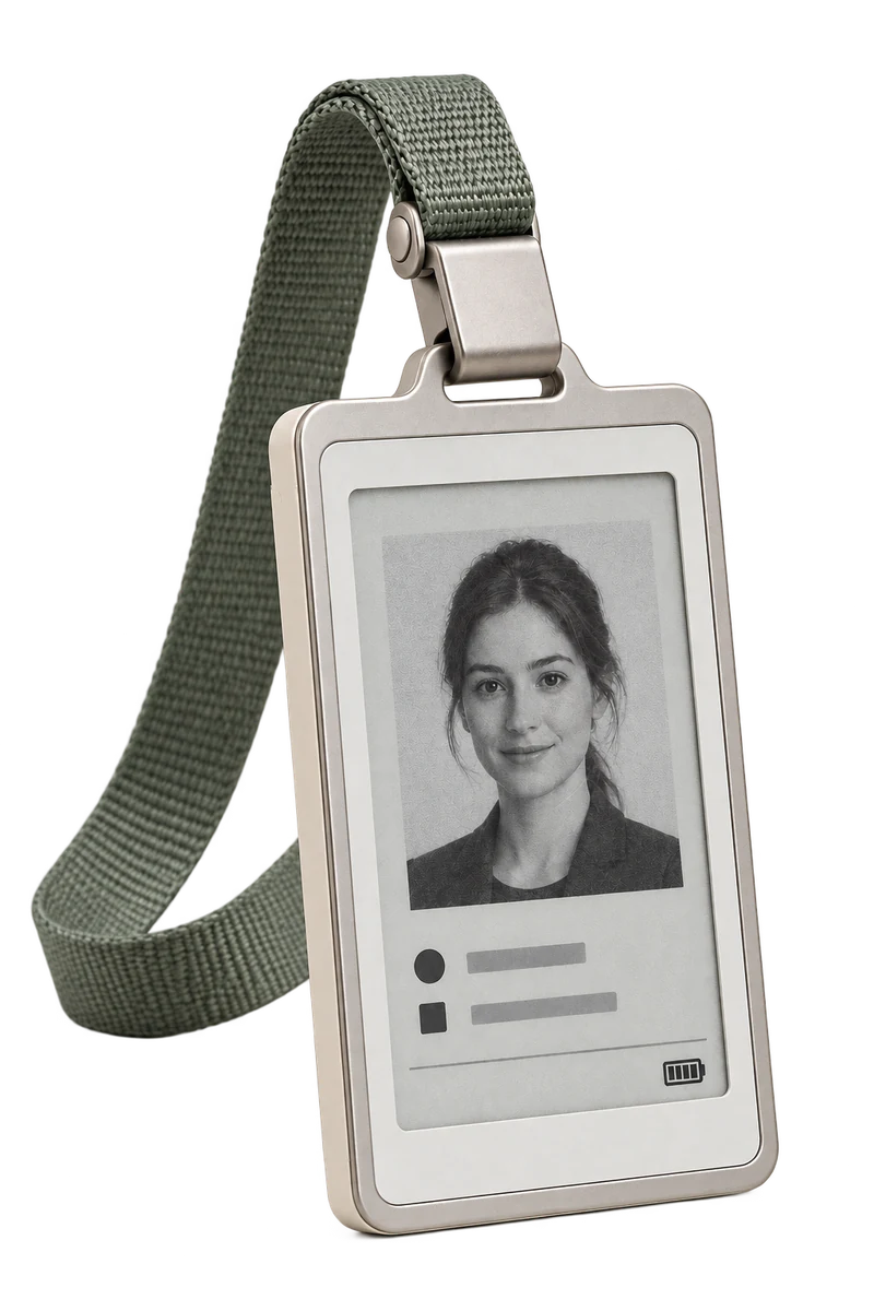 Smart staff badge